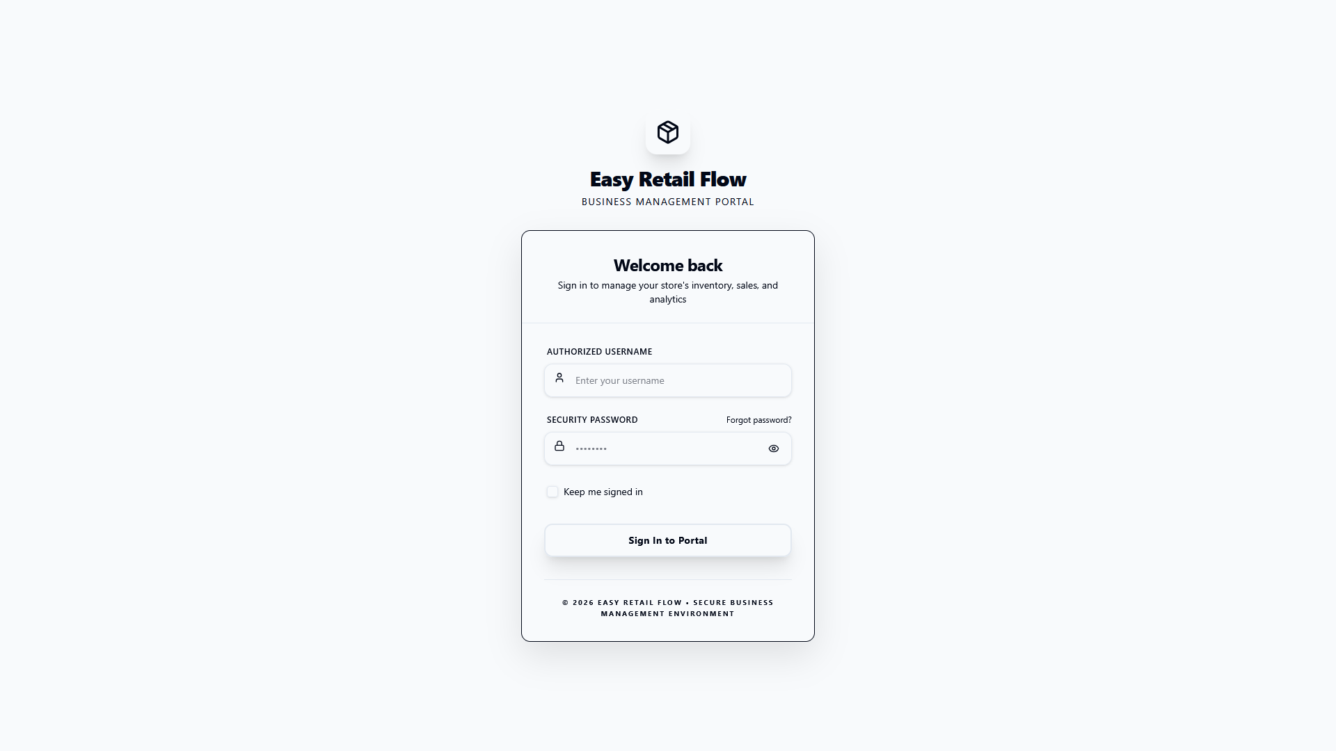 Login Page